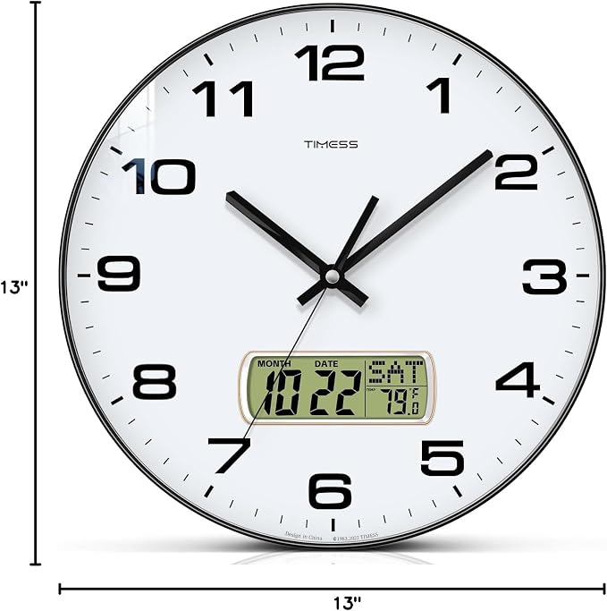 TIMESS Wall Clock, Ideal Modern Home, Office Decor - Image 7