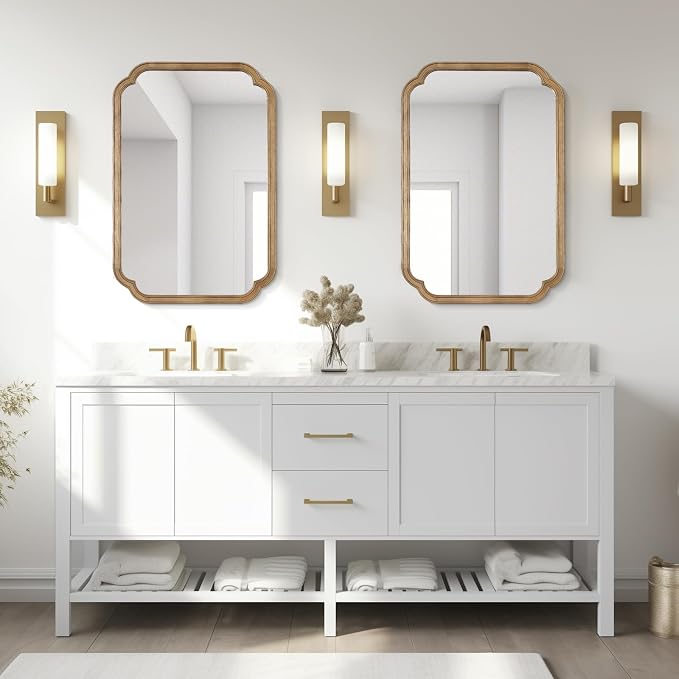 WallBeyond 24" x 36" Rounded Corner Arch Wall Mirror - Image 2