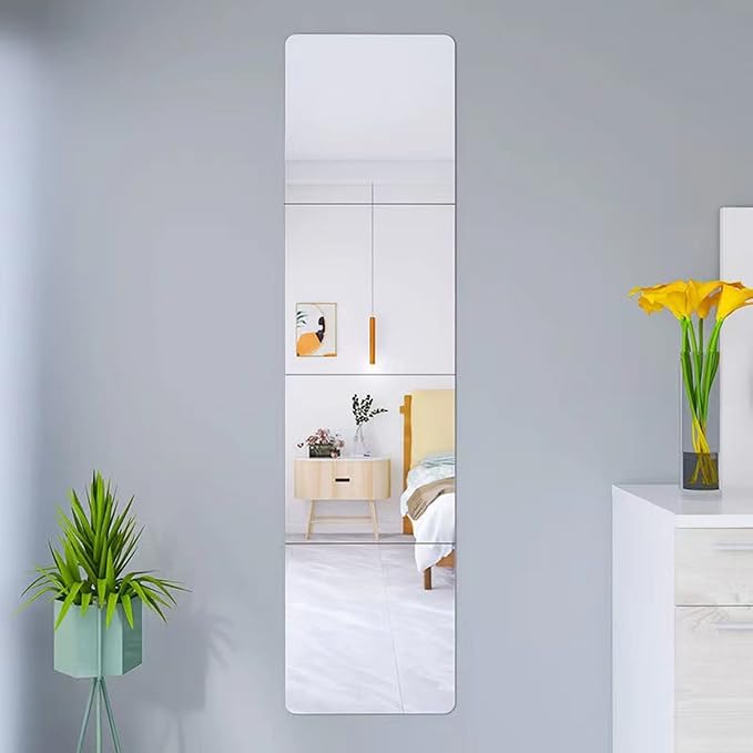 JEOYOO Wall Mirror Full Length, on Door Mirrors, Cheap Mirror Acrylic, - Image 5