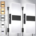 TRLIFE Modern LED Wall Sconces, Adjustable 4 Color Temperature 12W Wall Sconce by TRLIFE