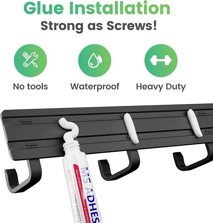 16-Inch Wall Mount Coat Rack - Image 3