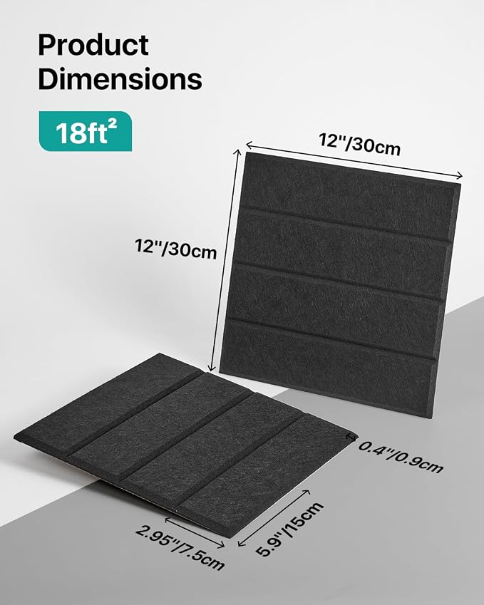 18 Pack Sound Proof Foam Panels - Image 4