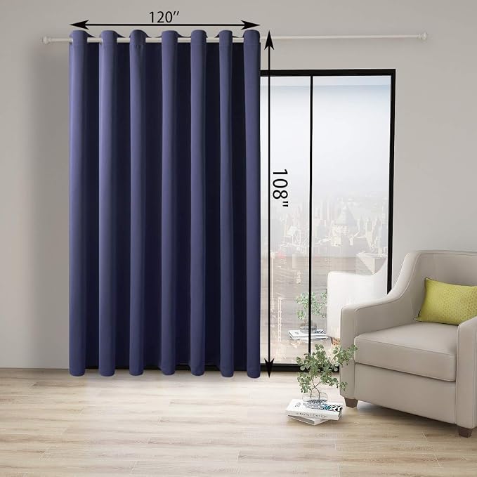 BONZER Room Divider Curtain Total Privacy Wall Extra Wide Thermal Insulated - Image 4