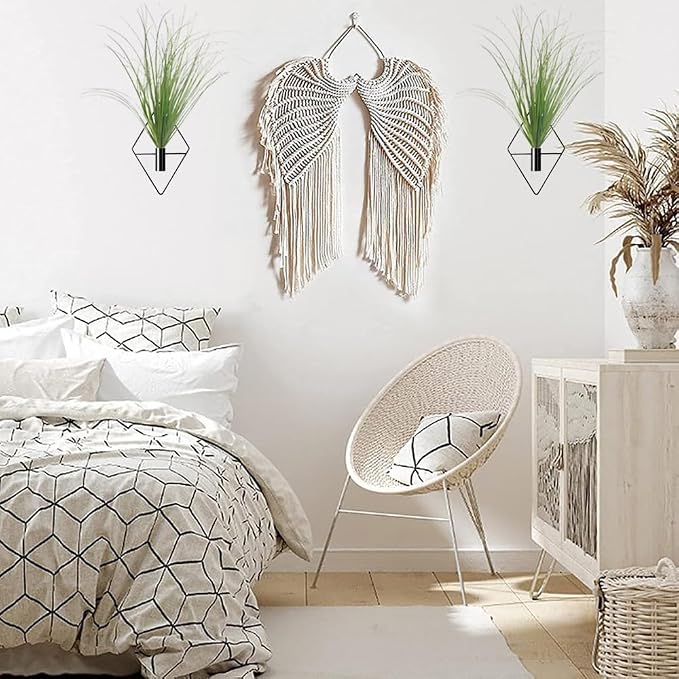 Hanging Planters with Artificial Plants - Image 5