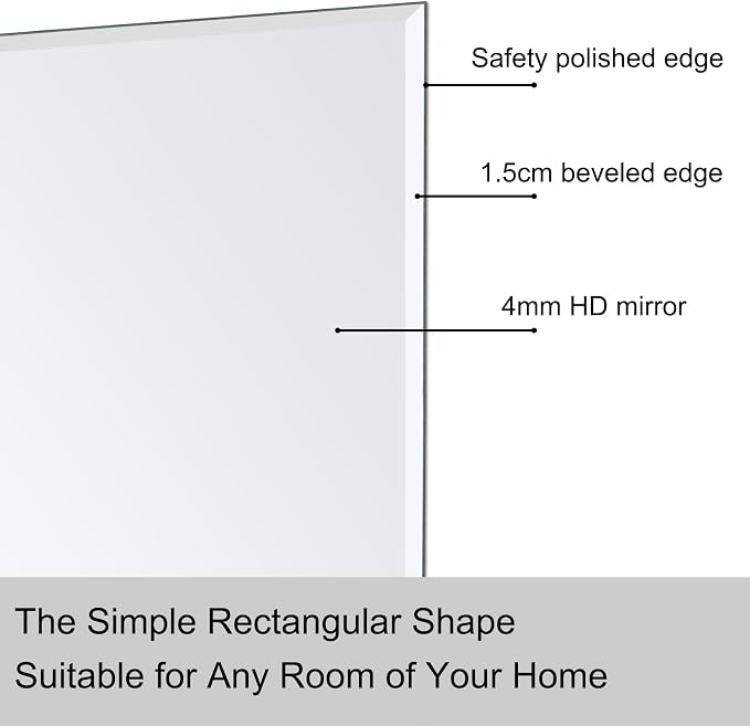 Ruomeng 2-Pack Bathroom Vanity Mirrors - Image 4