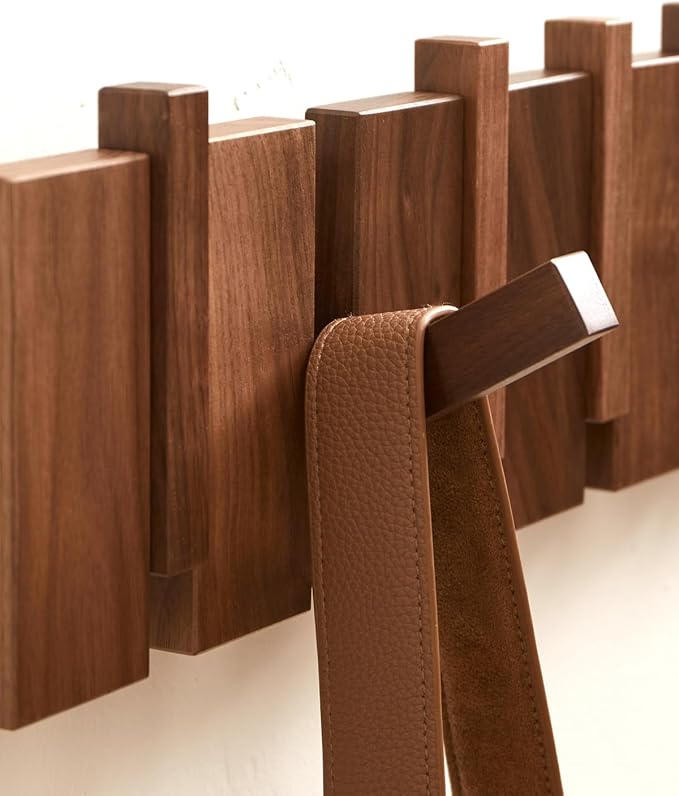 Wood Coat Rack Wall Mount - Image 5