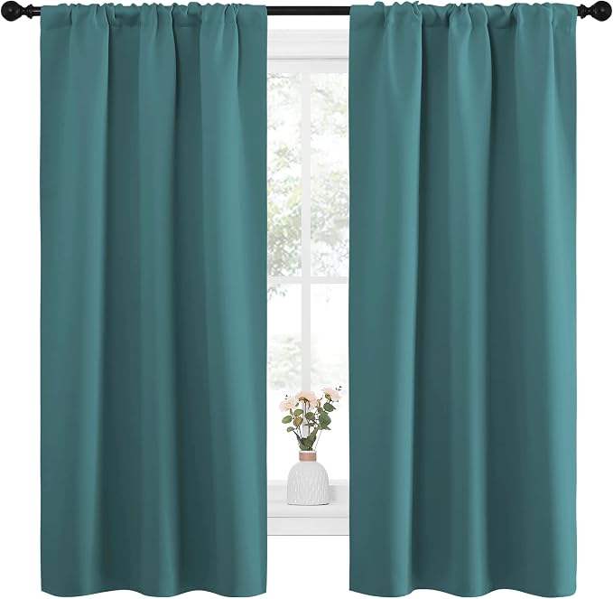 NICETOWN Bedroom Curtains, Three Pass Microfiber Noise Reducing Thermal - Image 2