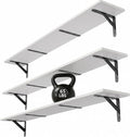 WOPITUES Floating Shelves for Wall 48″W x 8″D, Long Wall Mounted Shelves Set of by WOPITUESOfficial