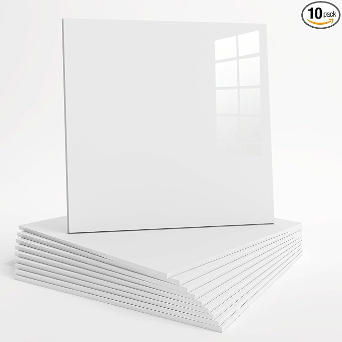 10pcs Peel and Stick Tile Shower Waterproof Marble Tiles Wall Panels, by Unknown