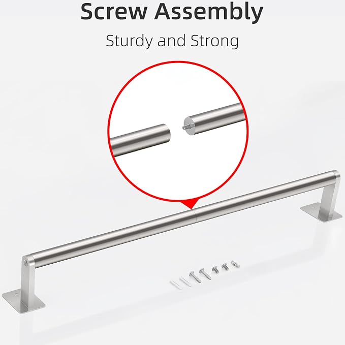 Bathroom Towel Bar, 24 Inch Towel Racks - Image 7
