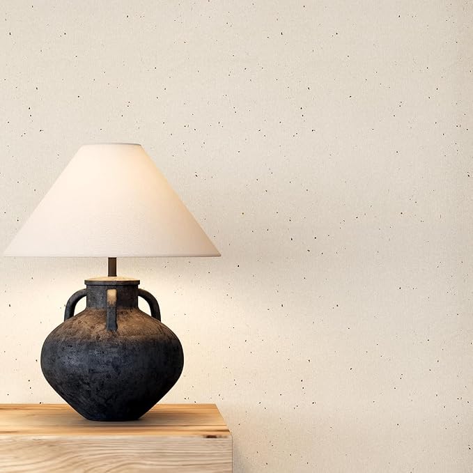 Natural White Wallpaper Grasscloth Textured Peel and Stick Wall - Image 4