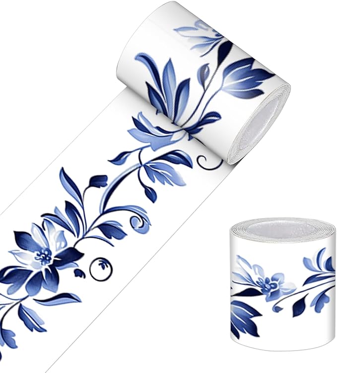 HOMETITUTE Wallpaper Border Peel and Stick Decorative Wall Trim Self Adhesive by HOMETITUTE
