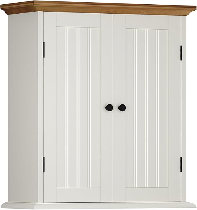 ChooChoo Bathroom Wall Cabinet, Over The Toilet Space Saver Storage Cabinet by ChooChoo