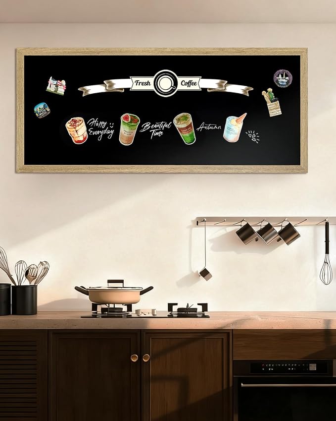Magnetic Chalkboard for Wall, Long Chalk Board, Wall Hanging Menu for Restaurant - Image 5