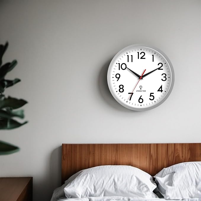 DAXSMY Atomic Wall Clock Analog 14 Inch Battery Operated Modern Decorative - Image 5