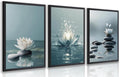 GELDSTEI Calm Zen Botanical Canvas Wall Art, Yoga Spa Meditation Room Decor by Unknown