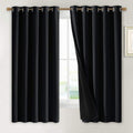 NICETOWN Complete 100% Blackout Curtains, Thermal Insulated & Energy Efficiency by NICETOWN
