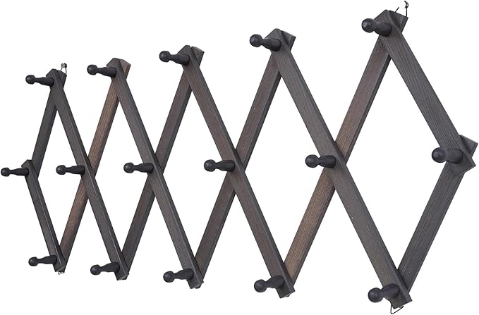 SCUNDA Rustic Wall Mounted Hat Rack by SCUNDAHOME