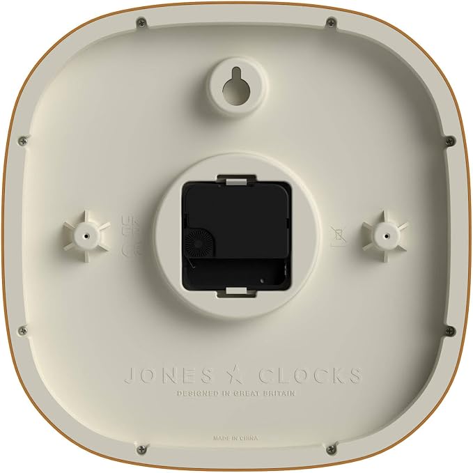 JONES CLOCKS® Sprite wall Clock | Modern Retro Rounded Square Clock | 10 inch | - Image 7