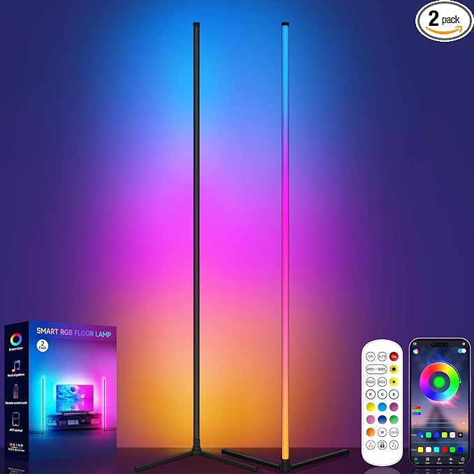 Tyute Floor Lamp, RGB LED Corner Lamp by TYUTE