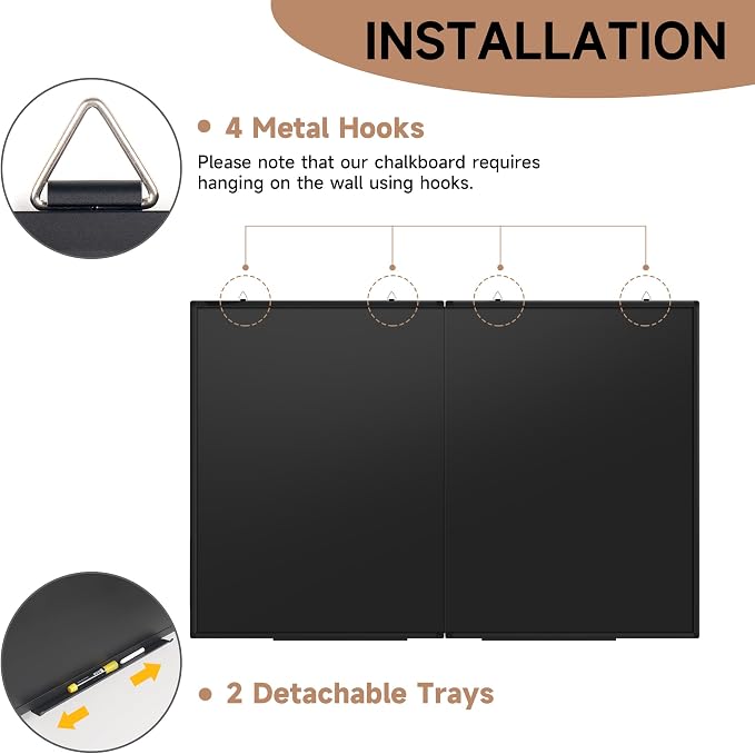 SELEAD Folding Magnetic Chalkboard - Image 7