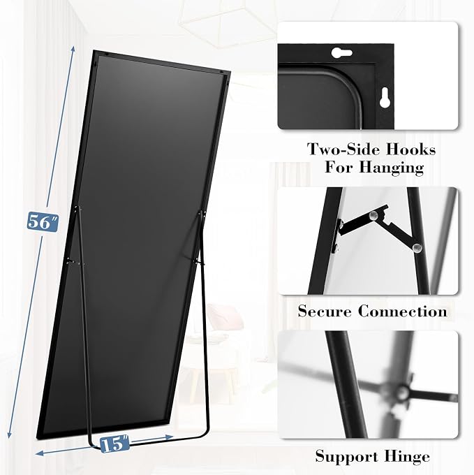 DUMOS 15"x56" Full Length Mirror - Image 5