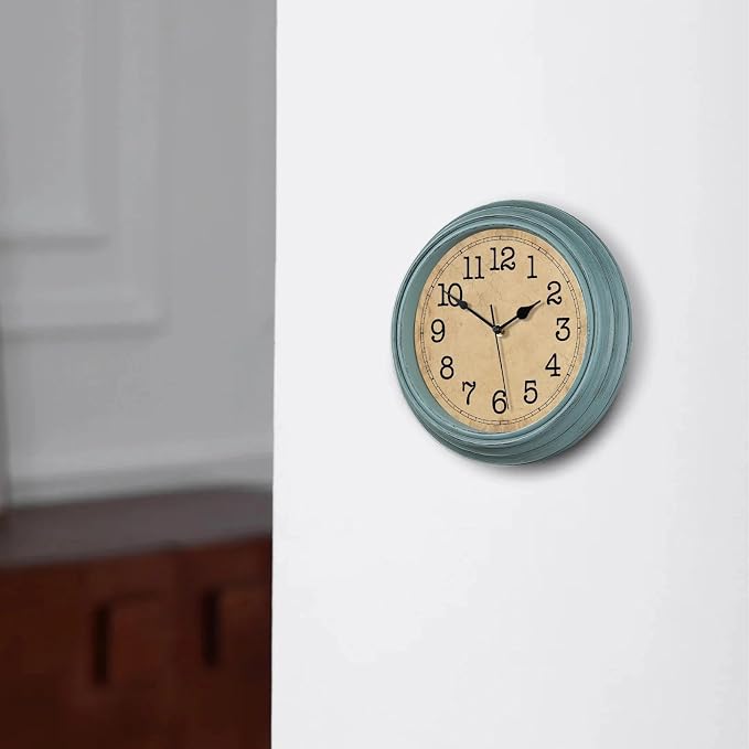 12 Inch Wall Clock, Silent Non-Ticking Decorative Battery Operated Easy to Read - Image 7
