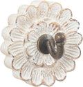 dwellington Distress Wood Flower Coat Hooks by dwellington