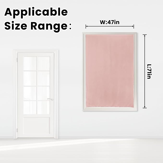 Self Adhesive Blackout Curtains- Stick on Curtains Shades Window Blinds - Image 7