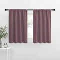 NICETOWN Kitchen Curtains, Dry Rose, Short Blackout Curtains & Drapes, Thermal by NICETOWN
