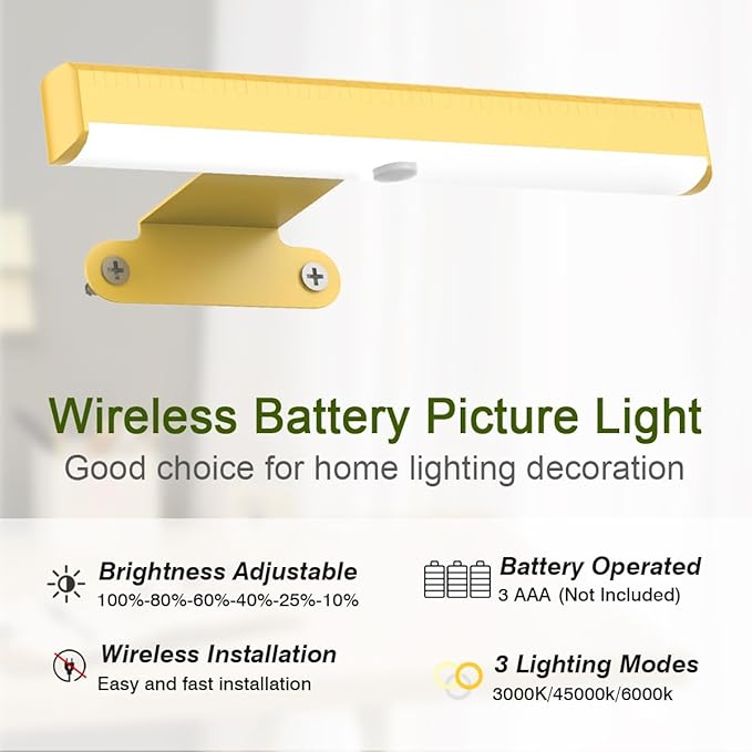 4Pack Wireless Picture Light - Image 6