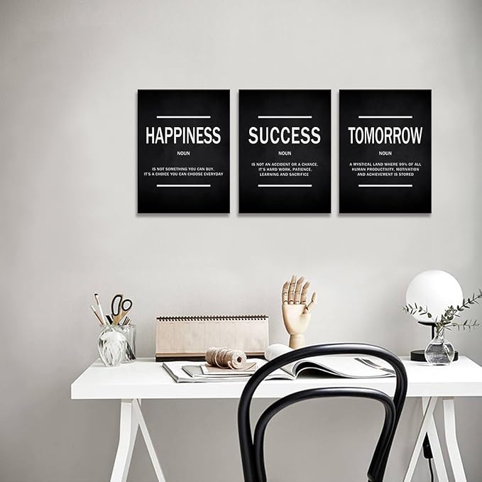 KAWAHONE Success Quotes Wall Art, Motivational Entrepreneur Tomorrow Poster - Image 2