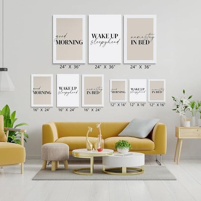 GUBIYU Prints Set of 3, Above-Bed Decor - Image 6