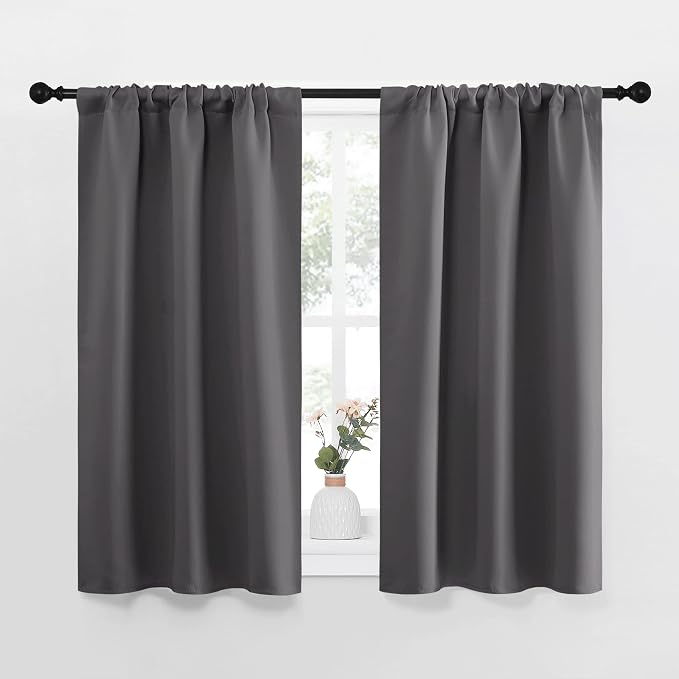 NICETOWN Grey Window Curtains for Bedroom by NICETOWN