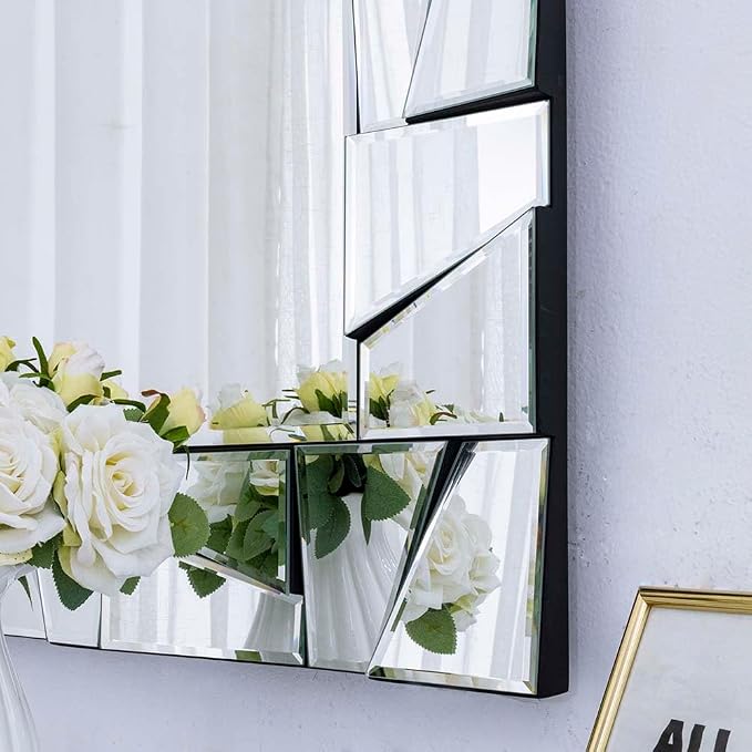 Chende Decorative Mirrors for Wall, Rectangle Modern Accetn Home Decor for - Image 5