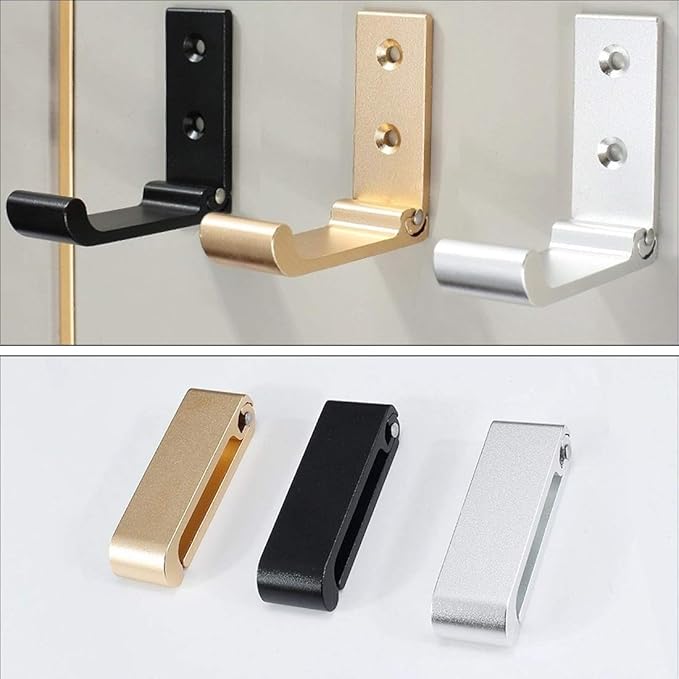 Folding Coat Hooks, Matte Black Wall Hooks - Image 6