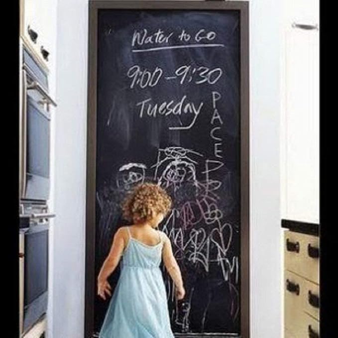 Chalkboard Contact Paper Wall Sticker 3 ft. x 6.6 ft. DIY Adhesive Blackboard - Image 3