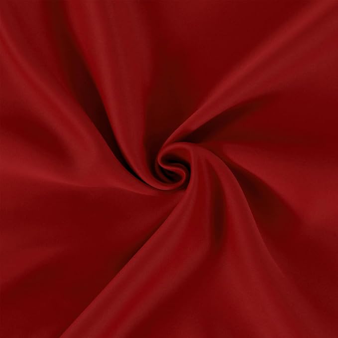 LEMOMO Red Bedroom Blackout Curtains/38 x 63 Inch Long/Set of 2 Curtain - Image 5