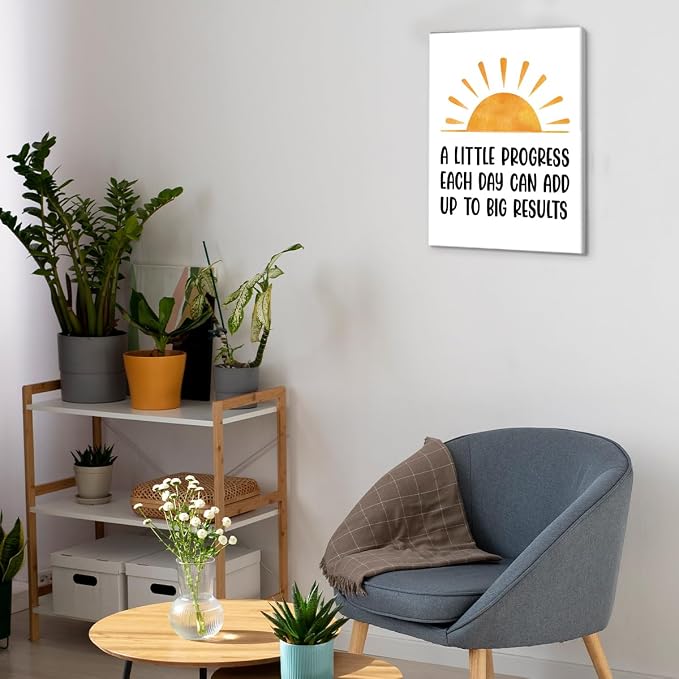 Inspirational Office Wall Art Decor, Motivational Add Up to Big Results - Image 5