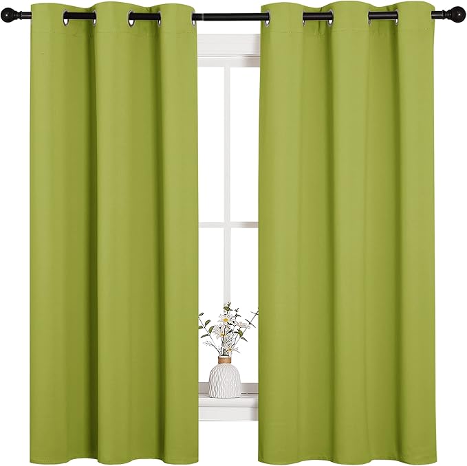 NICETOWN Thermal Insulated Solid Grommet Top Blackout Holiday Decorative by NICETOWN