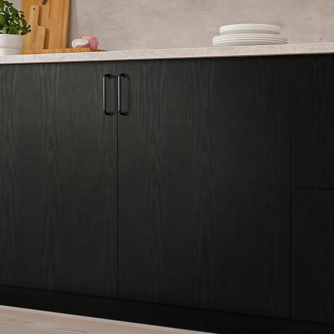 Heroad Peel and Stick Wallpaper Wood Contact Paper Wood Wallpaper Black Wood - Image 8