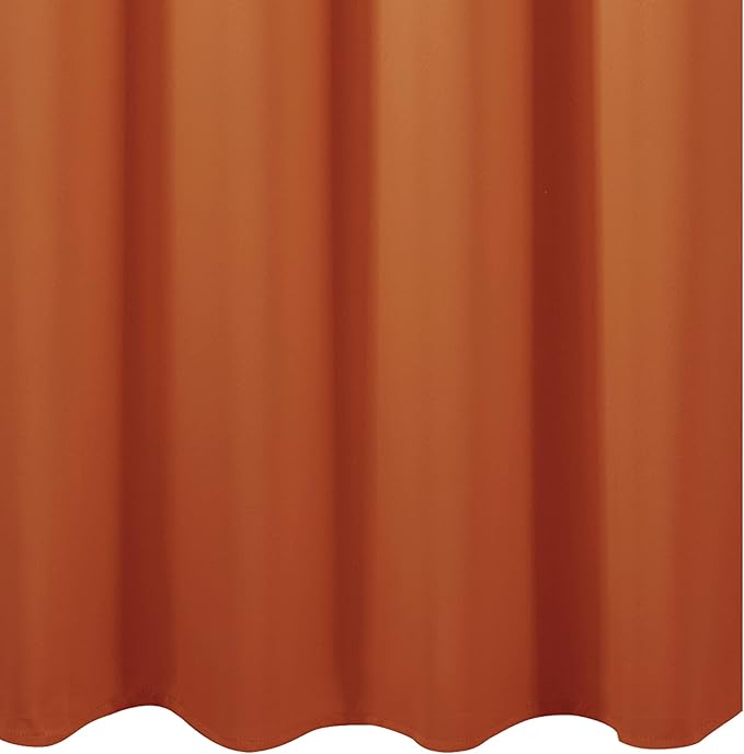 LEMOMO Orange Thermal Blackout Curtains/42 x 72 Inch/Set of 2 Panels Room - Image 7