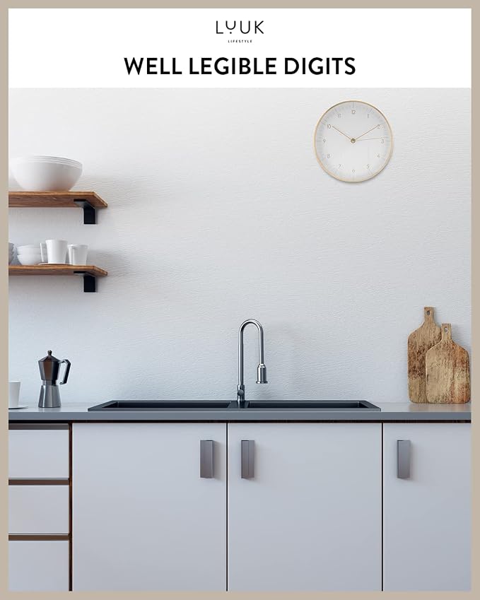 LUUK LIFESTYLE Quartz wall Clock - Image 5