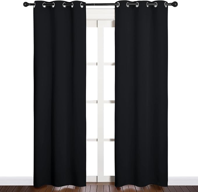 NICETOWN Blackout Draperies Window Curtain Panels, Autumn/Winter Thermal by NICETOWN