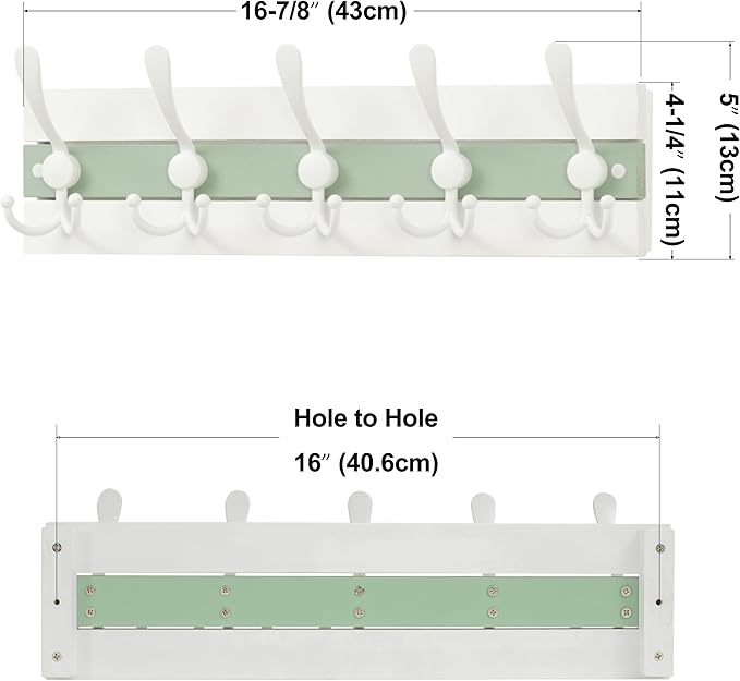 SKOLOO Coastal Wall Mounted Coat Rack - Image 6