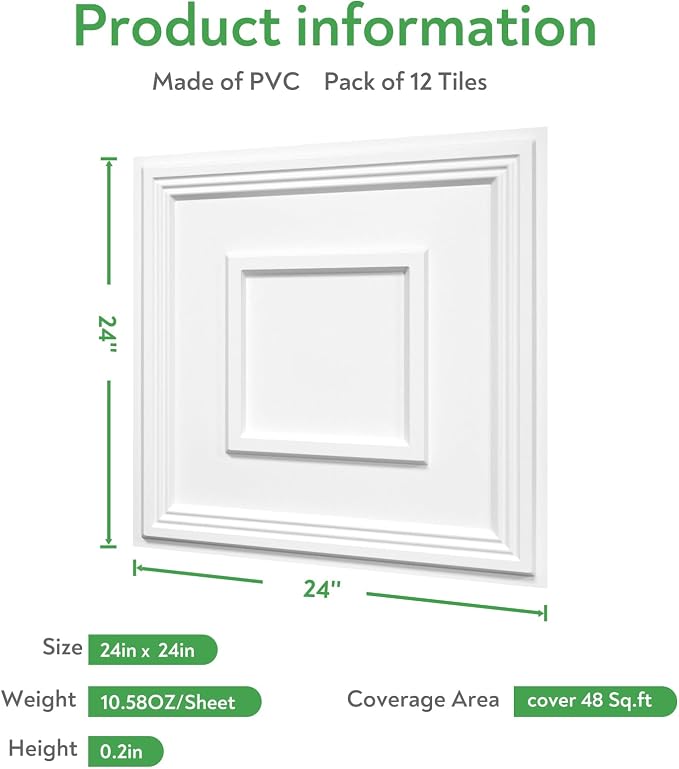STICKGOO PVC Ceiling Tiles - Image 3