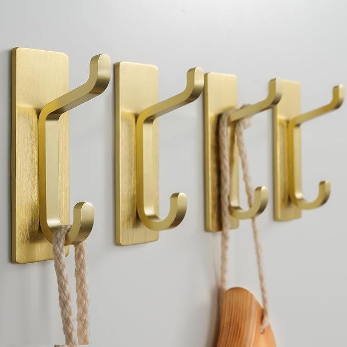 Self Adhesive Wall Hooks for Hanging: Extra Strong 13 LB, Hook for Coat - Image 6