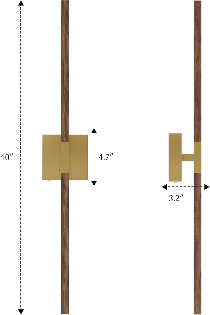 Rayogale 40 Inch Rechargeable Battery Operated Wall Sconce Set 2, 8000mAh - Image 6