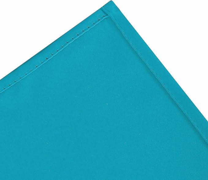 LEMOMO Blackout Curtains 66 x 54 Inch Long Teal Curtains Set of 2 Panels Room - Image 7