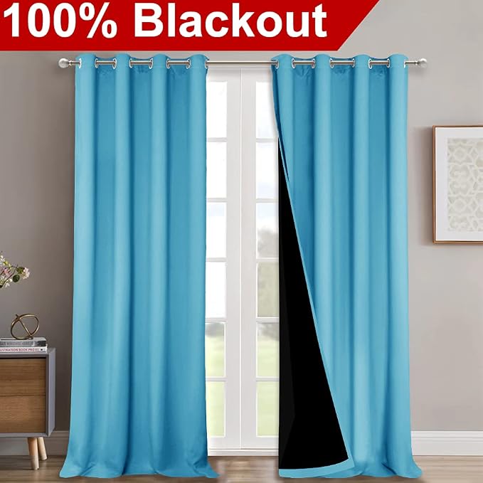 NICETOWN 100% Blackout Curtains - Image 2
